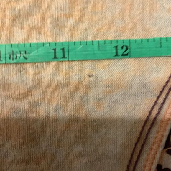 Fox Pullover Hoodie‎ Womens Sz M Light Orange Y2K Racing Moto Logo Burnout - Picture 10 of 13